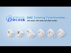 3313 السلسلة 0.125w من 50ohms إلى 2Mohms 4mm SMD سطح الصعود Cermet Trimmer Potentiometer