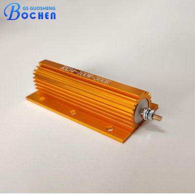 BOCHEN RX24 25W 50W 100W الألومنيوم الذهبي المقاوم المزدوج المقاوم المتحول المقاوم الفرامل